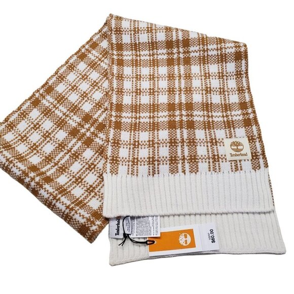 Timberland NEW Thick Plaid Scarf - New with Tags - Picture 1 of 5